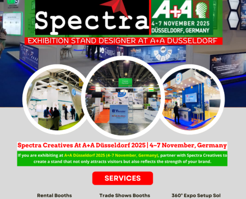 Spectra Creatives stands tall as a leading exhibition stand design and build company.