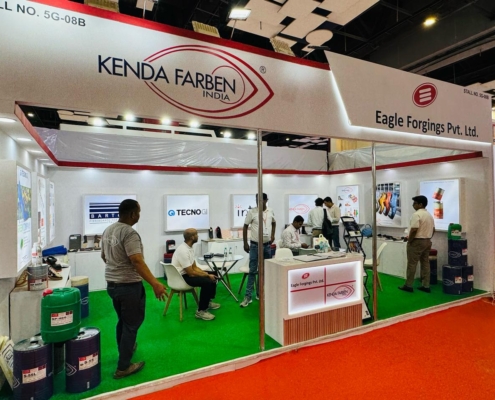 India International Footwear Fair IIFF Delhi 2025 Exhibition Stand Designed And Built By Team Spectra Creatives