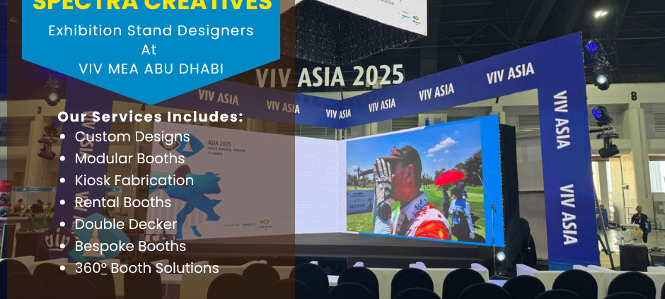 custom stall fabrication and designers at viv mea 2025 abu dhabi spectra creatives
