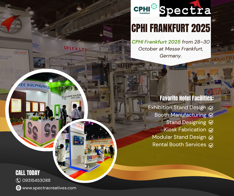 Premium exhibition booth design company in India with worldwide delivery - Custom exhibition stand designers