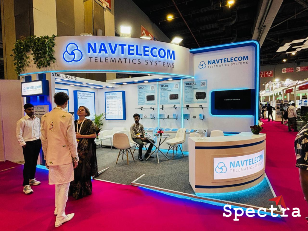 Best Exhibition Booth Designed And Built At Convergence India - Spectra Creatives