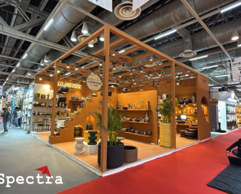 Custom Stand Design And Build Company India Spectra Creatives Exhibition Booth Builders And Contractors Company Delhi Fair India - Spectra Creatives