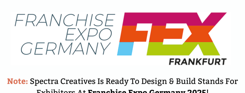 exhibition stand designers and builders company at franchise expo germany frankfurt 2025 spectra creatives
