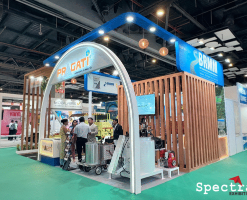 traffic-india-spectra-creatives rental-booth-design-and-build-company-at-traffic-india-2025