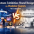 Custom Exhibition Stand Design vs Modular Stands