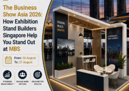 Business Show Asia 2026 exhibition stand design at Marina Bay Sands